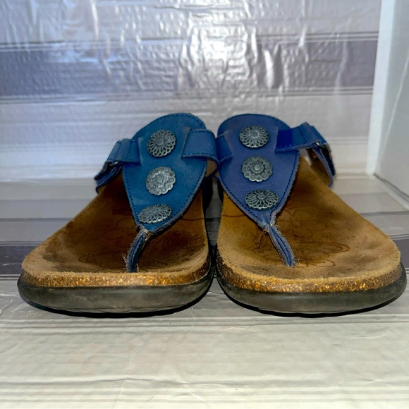 Orthaheel Sandals Women's Slip On Comfort US Size 8 Eu 39 Blue - Picture 2 of 6